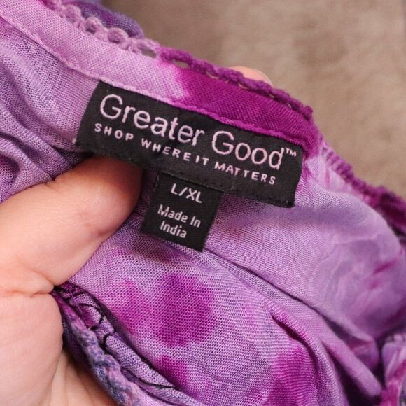 Greater Good | Tie Dye Tunic Top XL - Picture 5 of 7